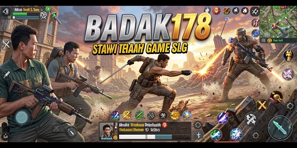 Tampilan gameplay menarik dari BADAK178 yang penuh strategi.