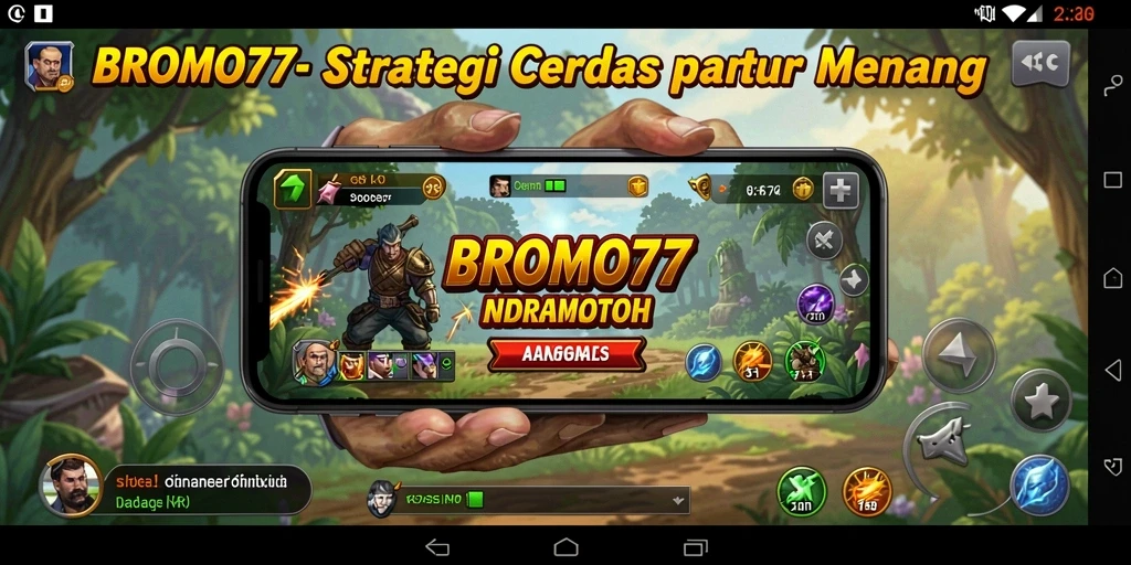 Tampilan gameplay strategis di BROMO77 yang mendebarkan.