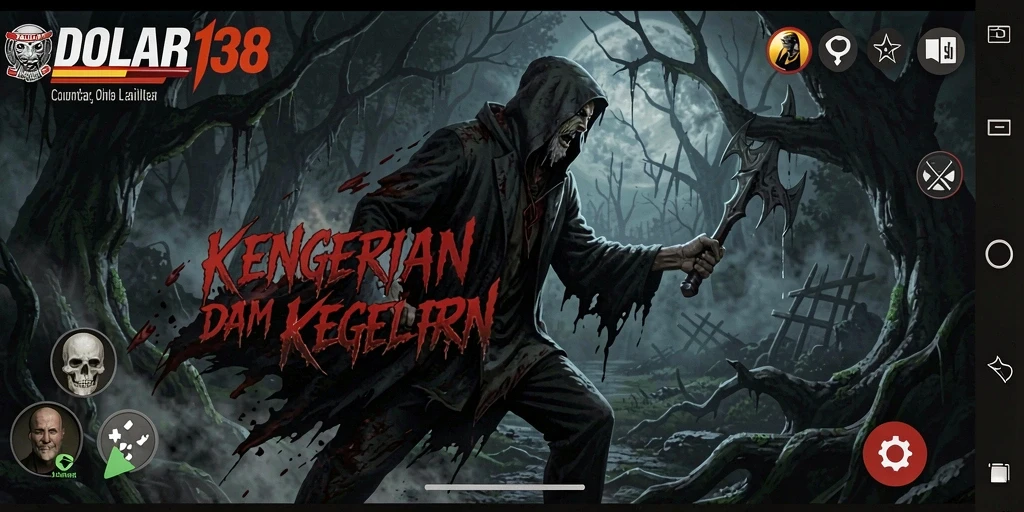 Screenshot menunjukkan aksi menegangkan di dalam game DOLAR138.