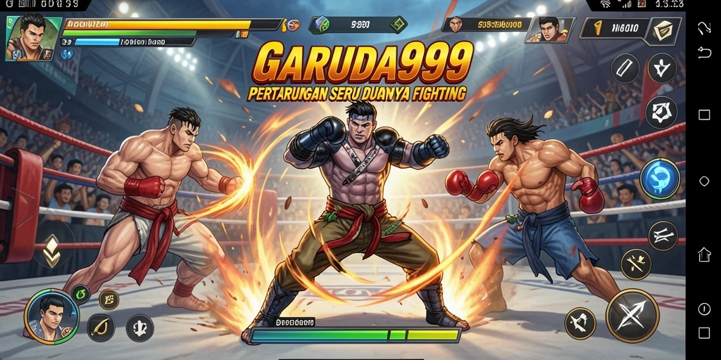 Tampilan gameplay GARUDA999 yang intens dan penuh aksi.