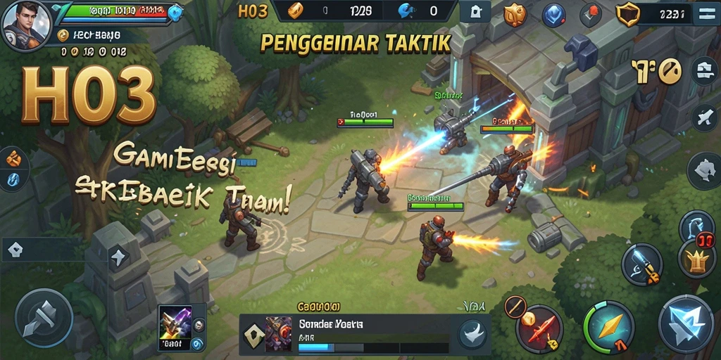 Tampilan gameplay H03 yang mendebarkan dan penuh strategi.