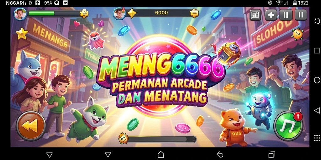 Tampilan utama gameplay MENANG666 yang penuh aksi dan tantangan.