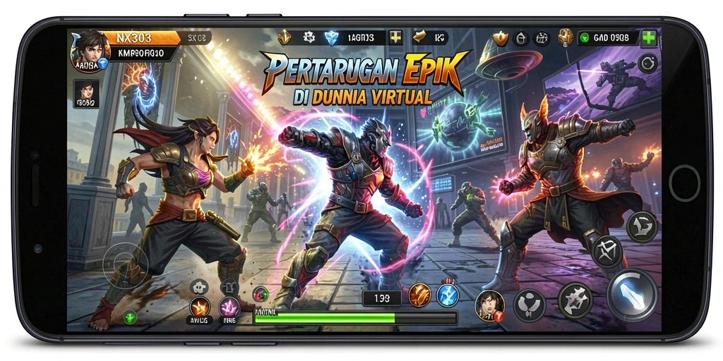Tangkap momen seru pertarungan di NX303 dengan gameplay yang mendebarkan.